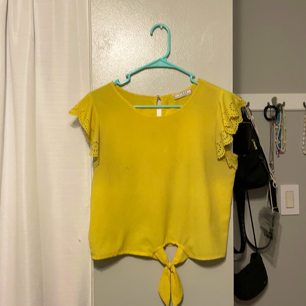 Small yellow blouse